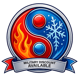 military discount available badge